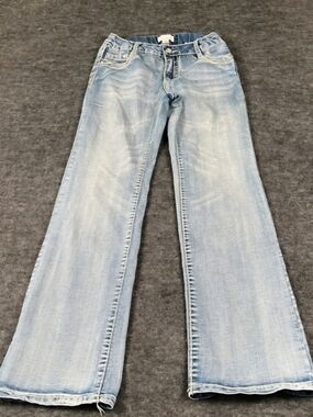 Xhilaration Girls Light Blue Wide Leg Jeans